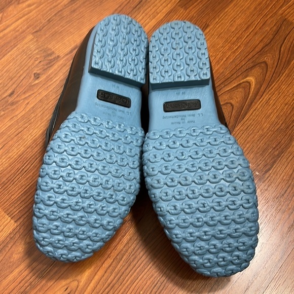 L.L. Beans Men Waterproof Bean Boot Rubber Moc Graphite/Black NWOT Sz 10 M - Picture 5 of 9